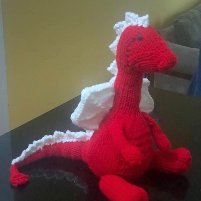 Tarragon The Gentle Dragon Knitting Pattern 5