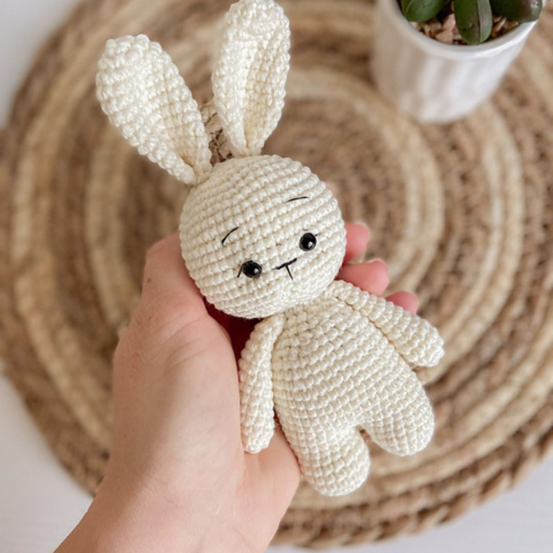 Toy Bunny Amigurumi Crochet Pattern  StepbyStep Guide 1