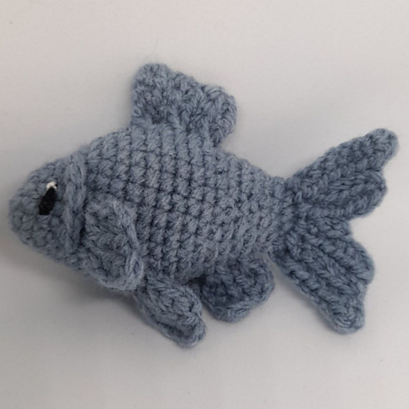 Goldfish Amigurumi Crochet Pattern  NoSew Option Included 2
