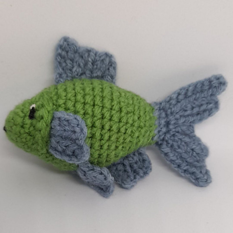 Goldfish Amigurumi Crochet Pattern  NoSew Option Included 3