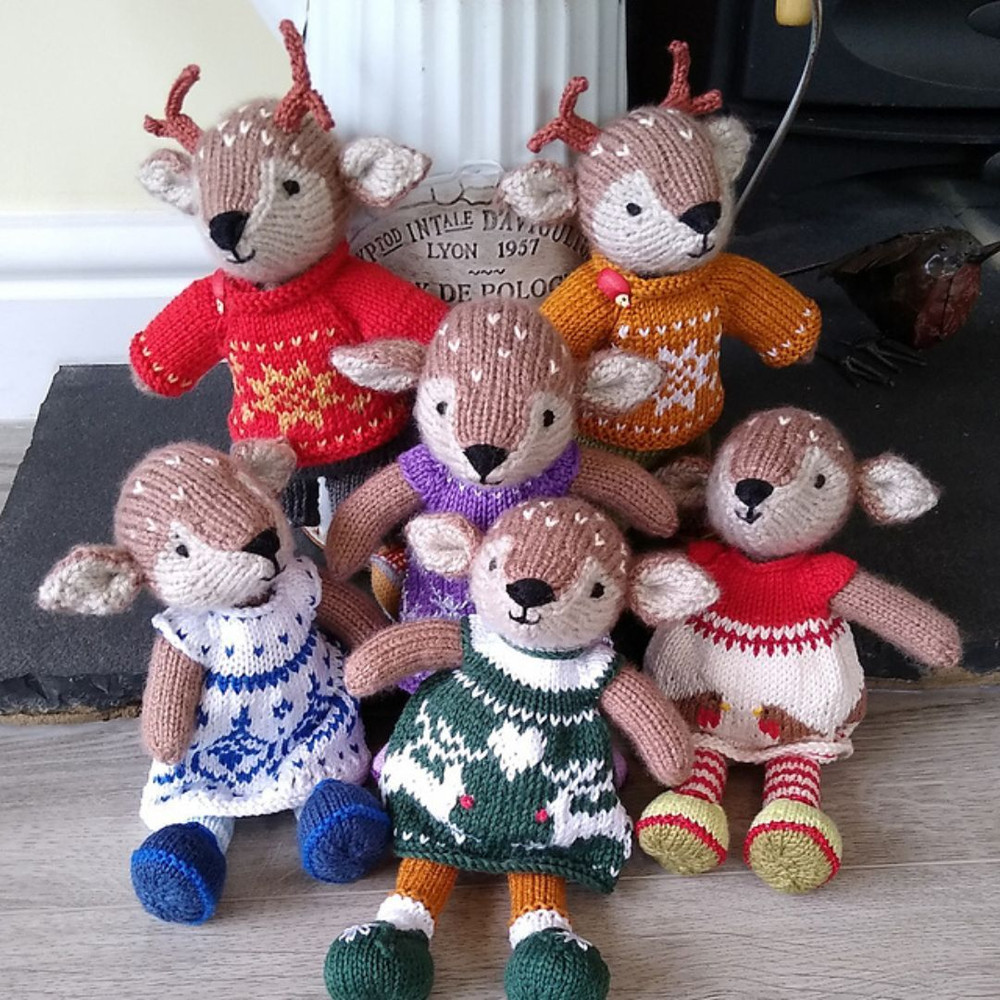 Deer Amigurumi Supplement Knitting Pattern 1