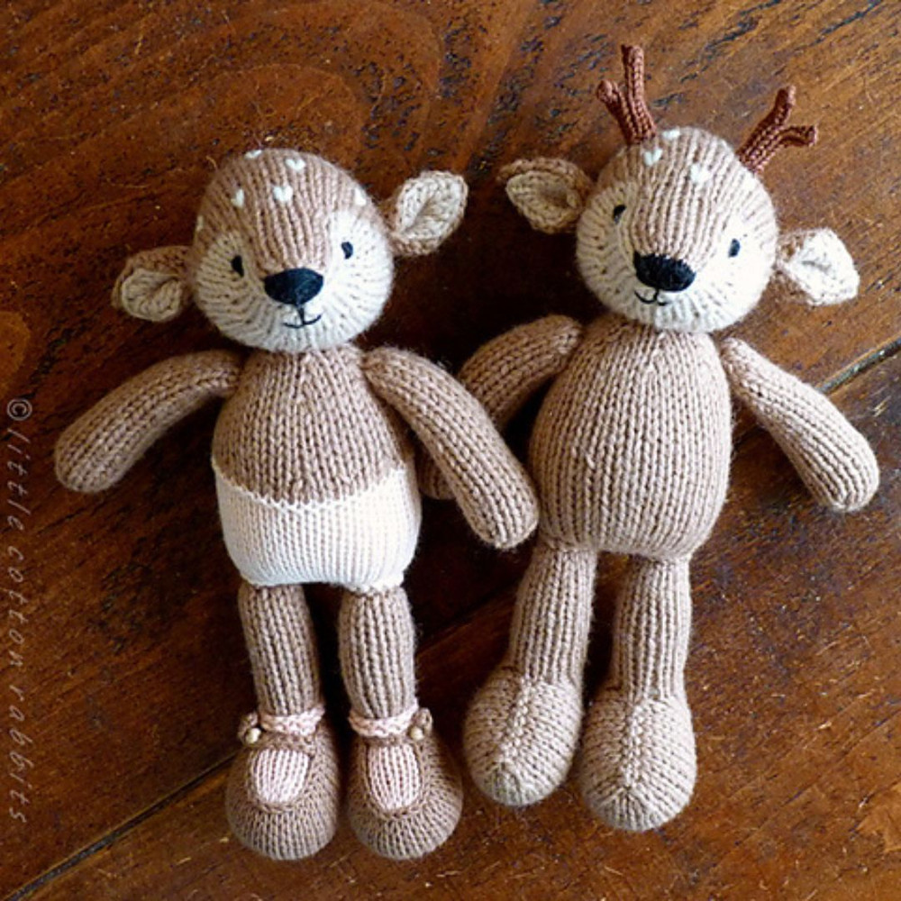 Deer Amigurumi Supplement Knitting Pattern 2