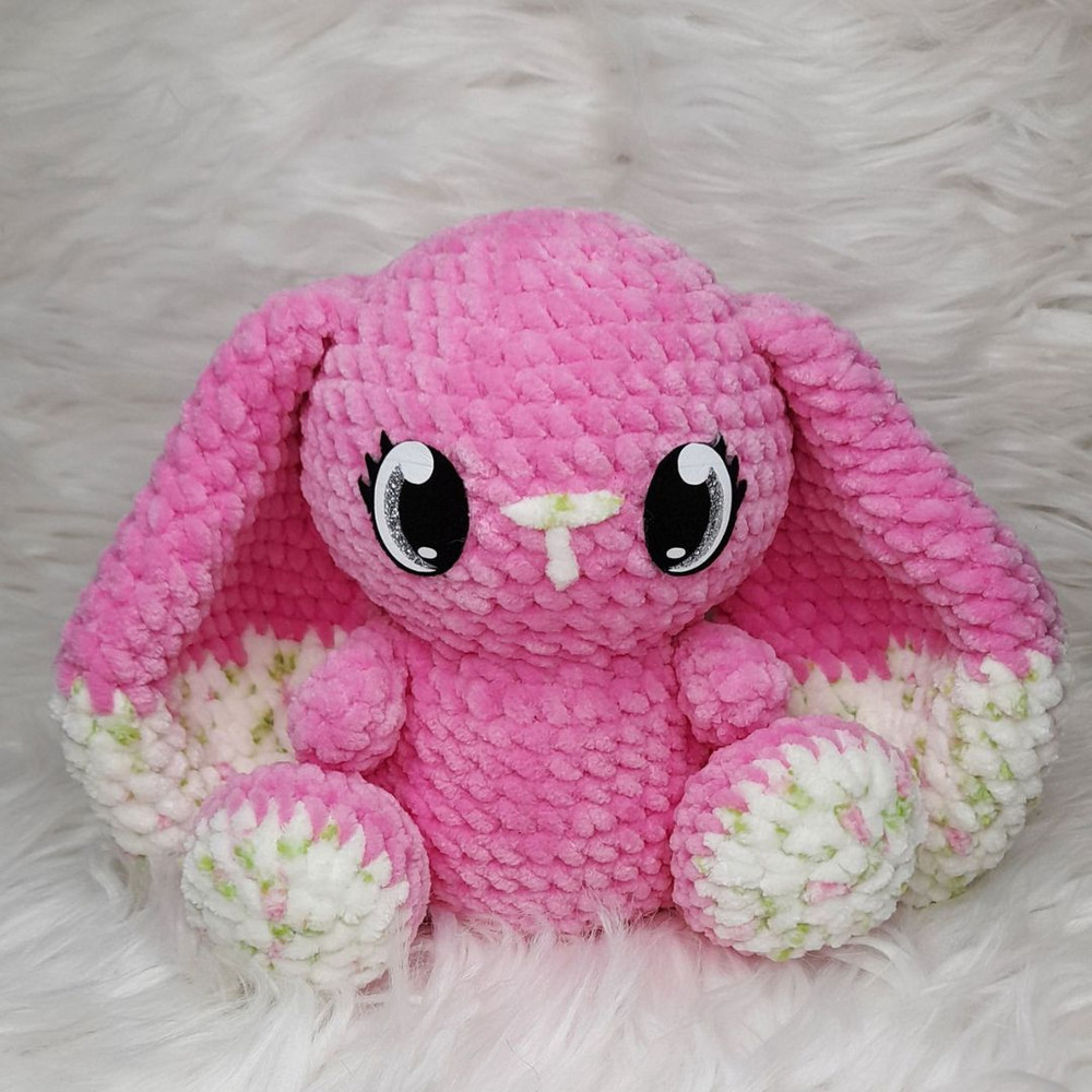 Chibi Bun Crochet Pattern  Cute  Easy Amigurumi Bunny 4