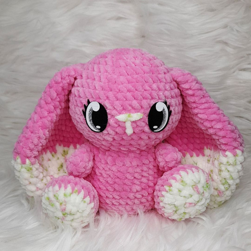 Chibi Bun Crochet Pattern  Cute  Easy Amigurumi Bunny 4