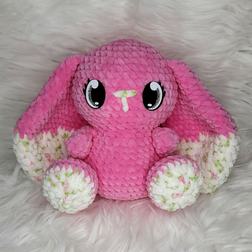 Chibi Bun Crochet Pattern  Cute  Easy Amigurumi Bunny 5