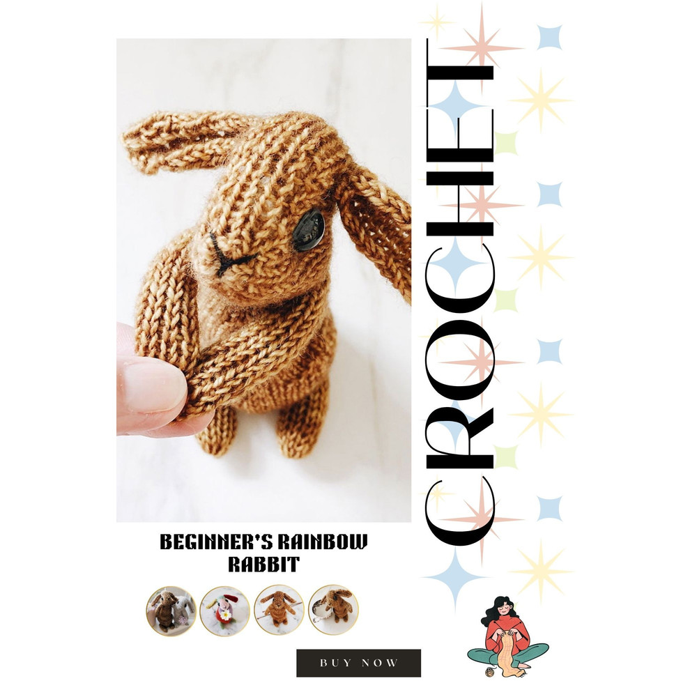 Chibi Bun Crochet Pattern Cute  Easy Amigurumi Bunny 0