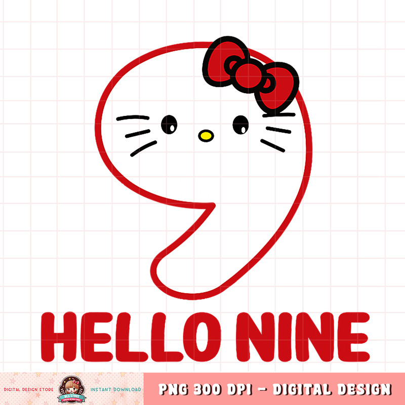 Happy Birthday Kitty, Cute Hello Nine Bday 9th Kawaii Gift PNG Download copy.jpg