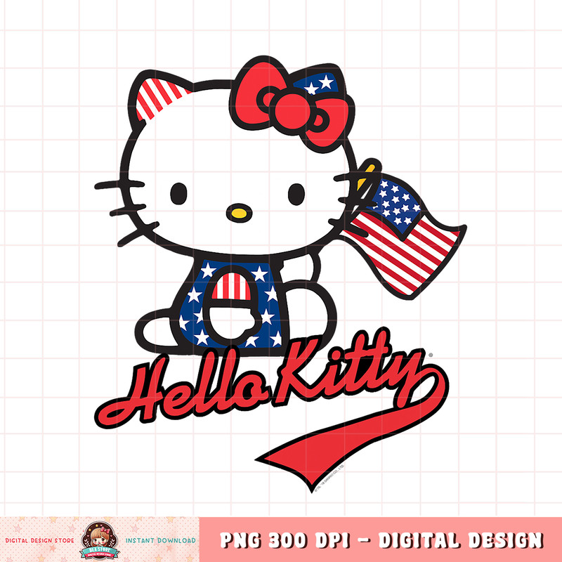 Hello Kitty American Flag Tee Shirt copy.jpg