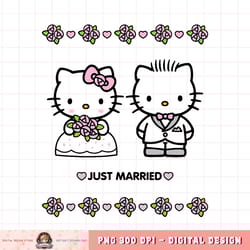 hello kitty and dear daniel just married tee shirt copy