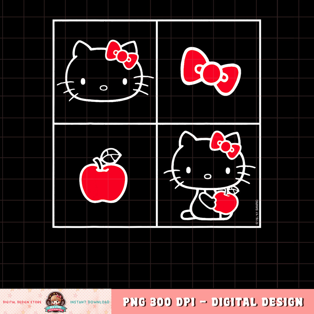 Hello Kitty Bow and Apple Tee Shirt copy.jpg