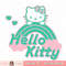 Hello Kitty Green Pink Rainbow png, digital download, instant .jpg