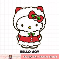 hello kitty hello joy holiday tee shirt