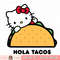 Hello Kitty Hola Tacos png, digital download, instant .jpg