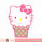 Hello Kitty Ice Cream Cone png, digital download, instant .jpg