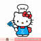 Hello Kitty Kiss the Chef png, digital download, instant .jpg