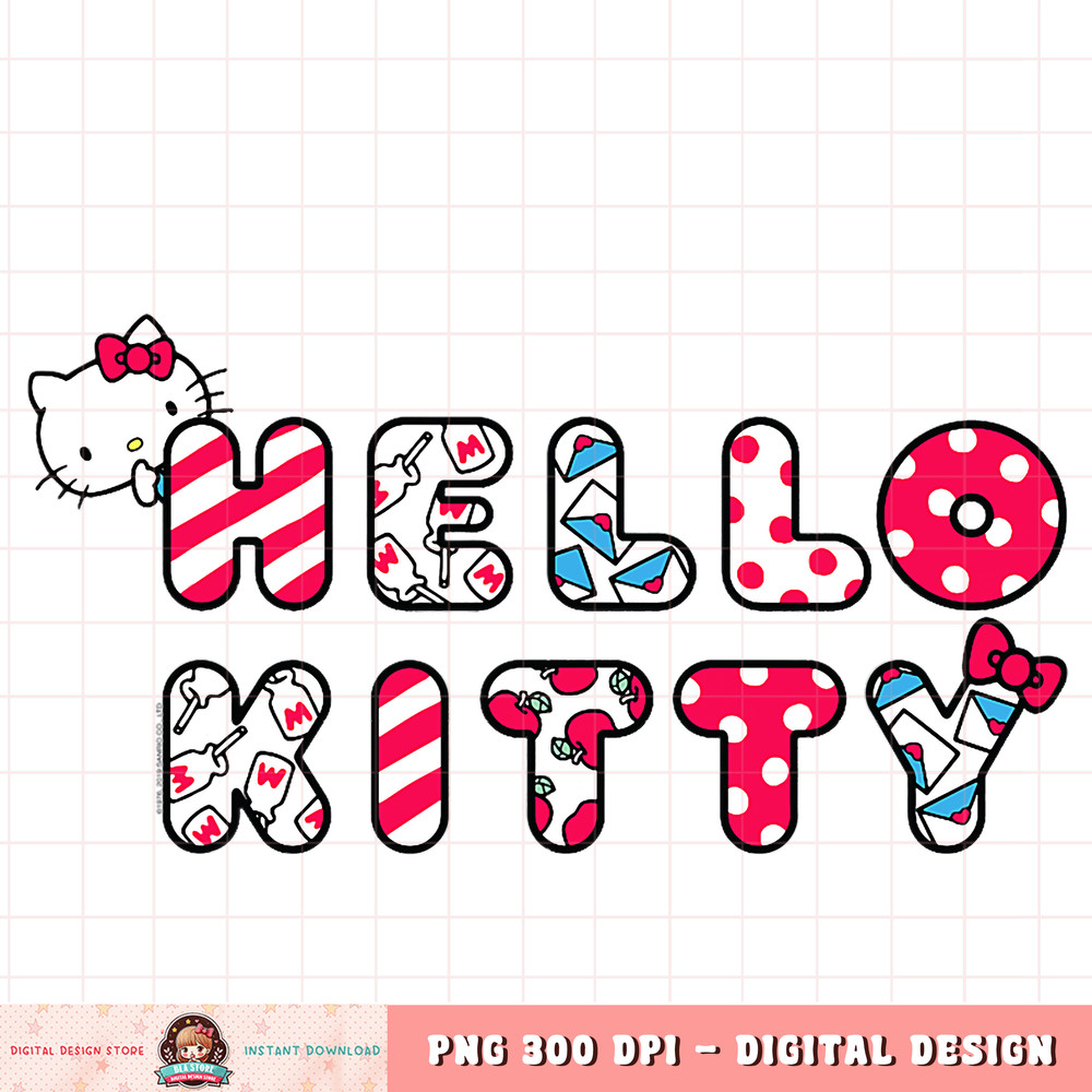 Hello Kitty Logo Retro Icons png, digital download, instant .jpg