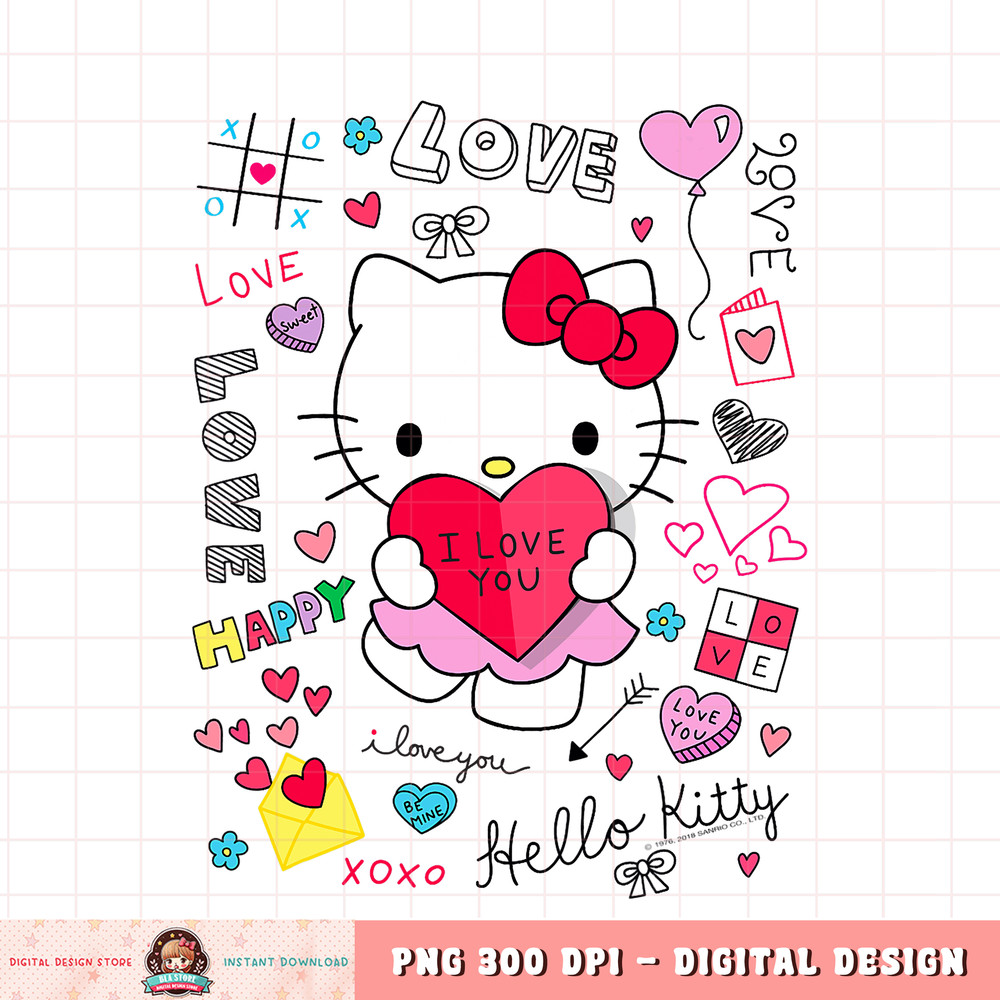Hello Kitty Love Notes Valentine Tee Shirt.pngHello Kitty Love Notes Valentine Tee Shirt .jpg