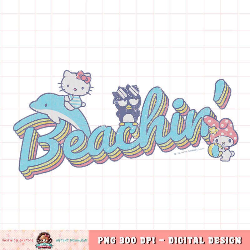 Hello Kitty My Melody Badtz-Maru Beaching Summer Vibes png, digital download, instant.pngHello Kitty My Melody Badtz-Maru Beaching Summer Vibes png, digital dow