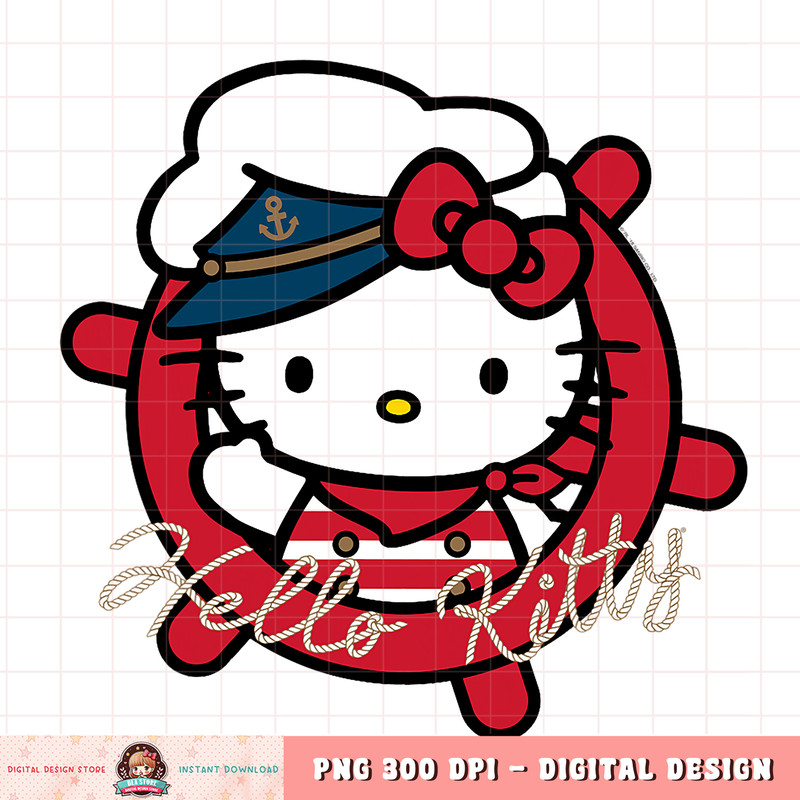 Hello Kitty Nautical Sailor Tee Shirt .jpg