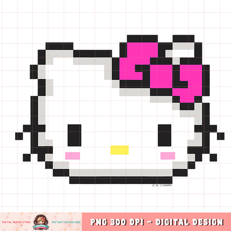 Hello Kitty Official Pixel Head Shirt .jpg