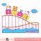 Hello Kitty Rollercoaster Theme Park Fun png, digital download, instant .jpg
