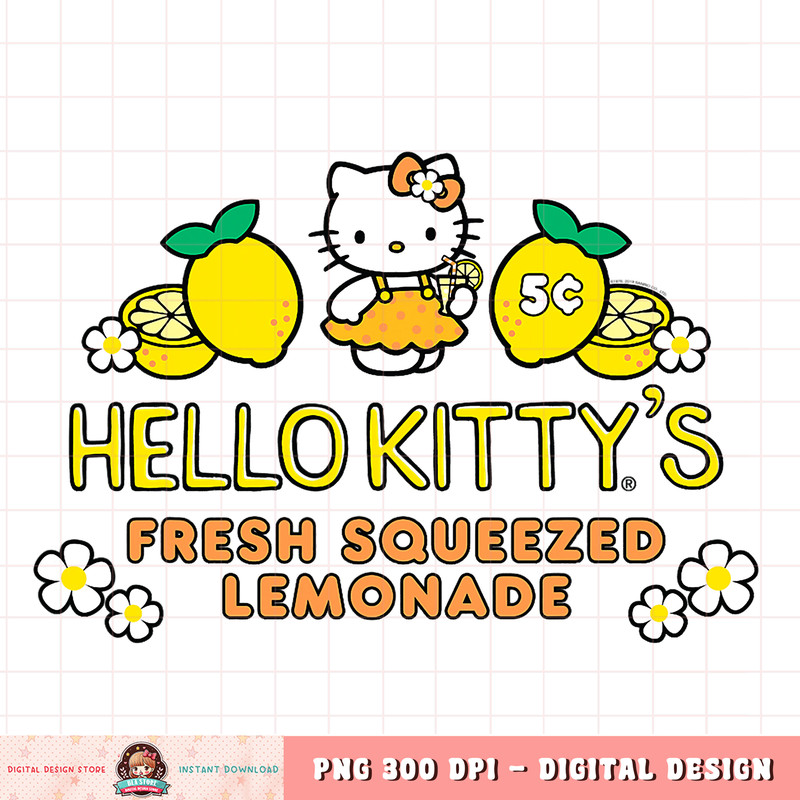Hello Kitty Summer Lemonade png, digital download, instant .jpg