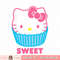 Hello Kitty Sweet Cupcake png, digital download, instant .jpg