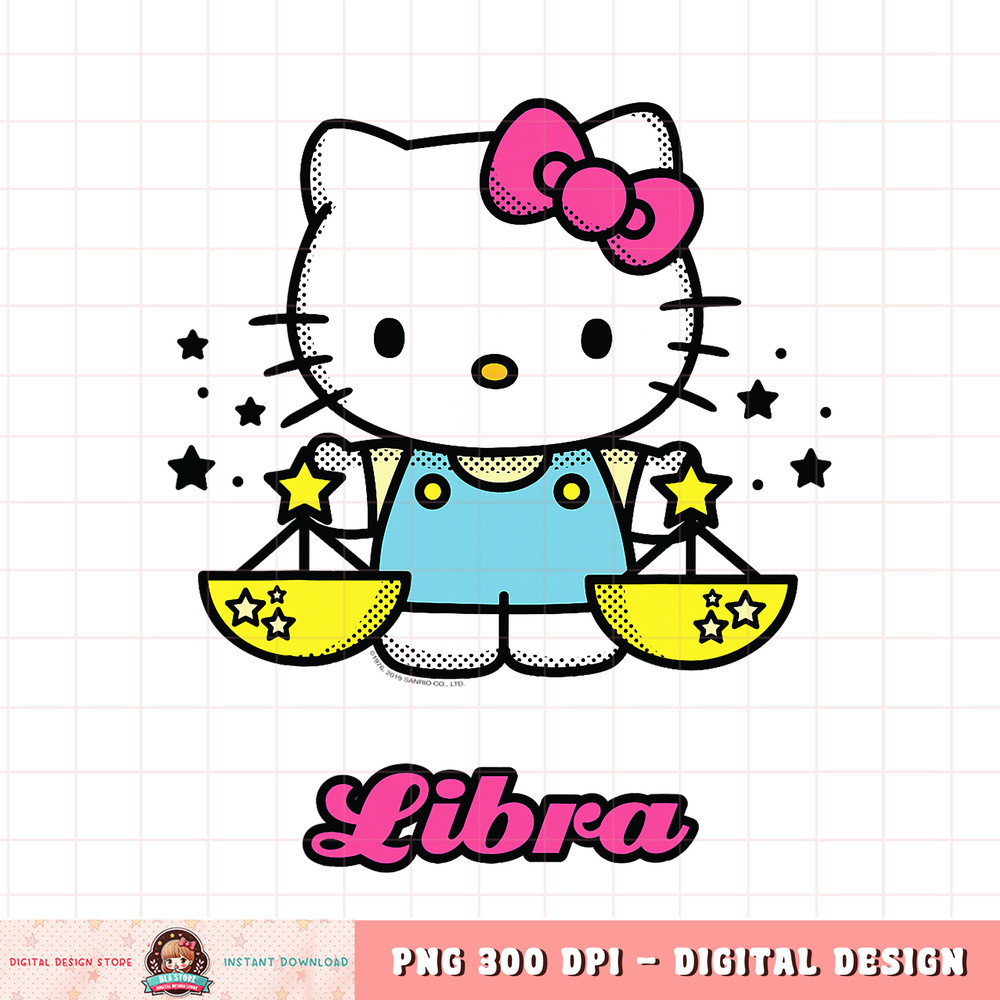 Hello Kitty Zodiac Libra Tee Shirt .jpg