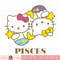 Hello Kitty Zodiac Pisces png, digital download, instant .jpg