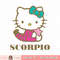 Hello Kitty Zodiac Scorpio png, digital download, instant .jpg