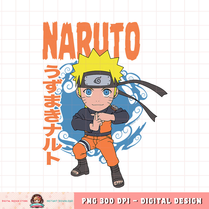 Naruto Shippuden Chibi Naruto Pose png, digital download, instant .jpg