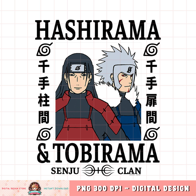 Naruto Shippuden Hashirama _ Tobirama png, digital download, instant .jpg
