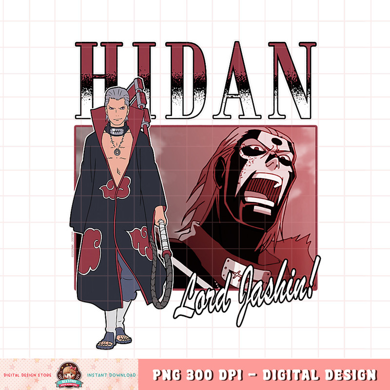 Naruto Shippuden Hidan Praise Jashin Script png, digital download, instant .jpg