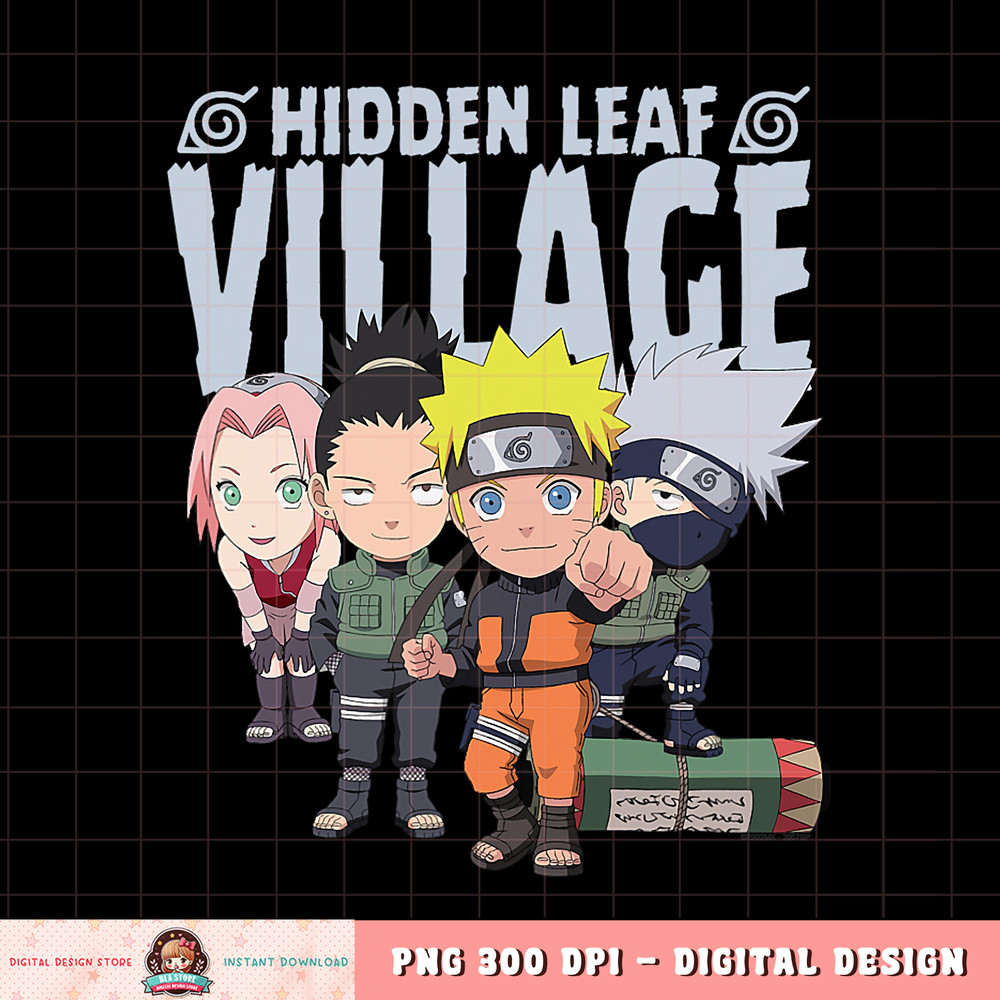 Naruto Shippuden Hidden Leaf Village png, digital download, instant .jpg