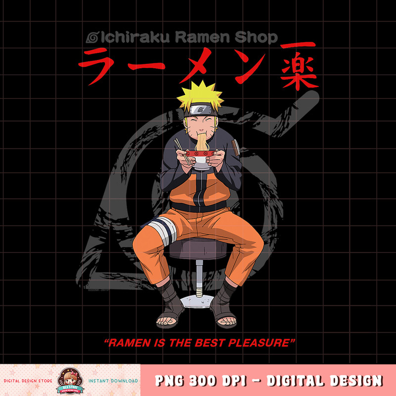 Naruto Shippuden Ichiraku Ramen Shop Naruto On White png, digital download, instant .jpg