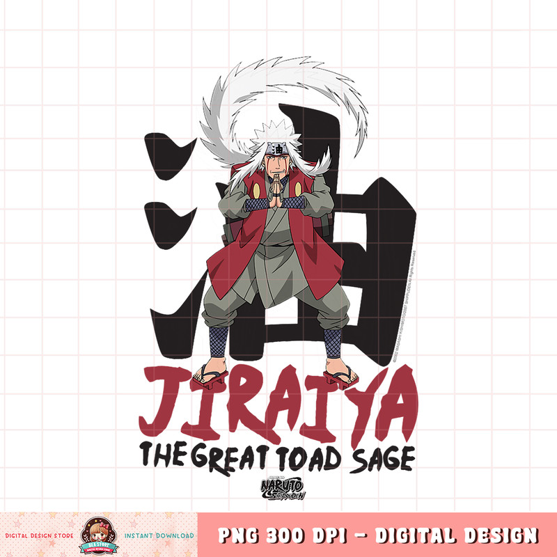 Naruto Shippuden Jiraiya Great Toad Sage png, digital download, instant .jpg