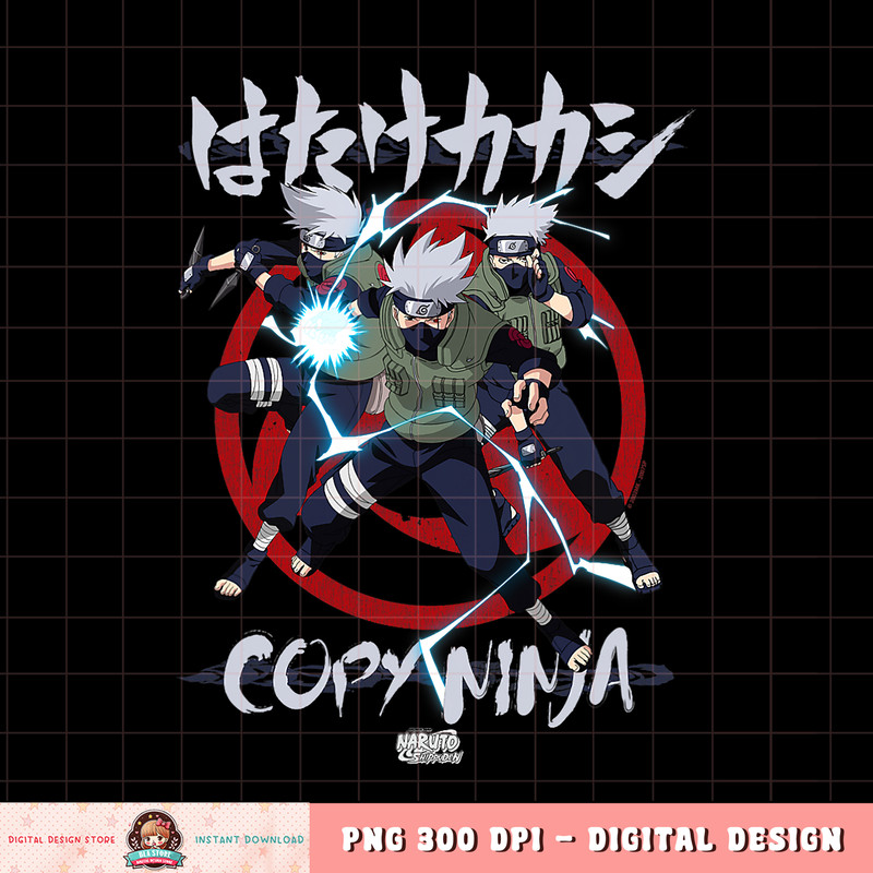 Naruto Shippuden Kakashi Ninja png, digital download, instant .jpg