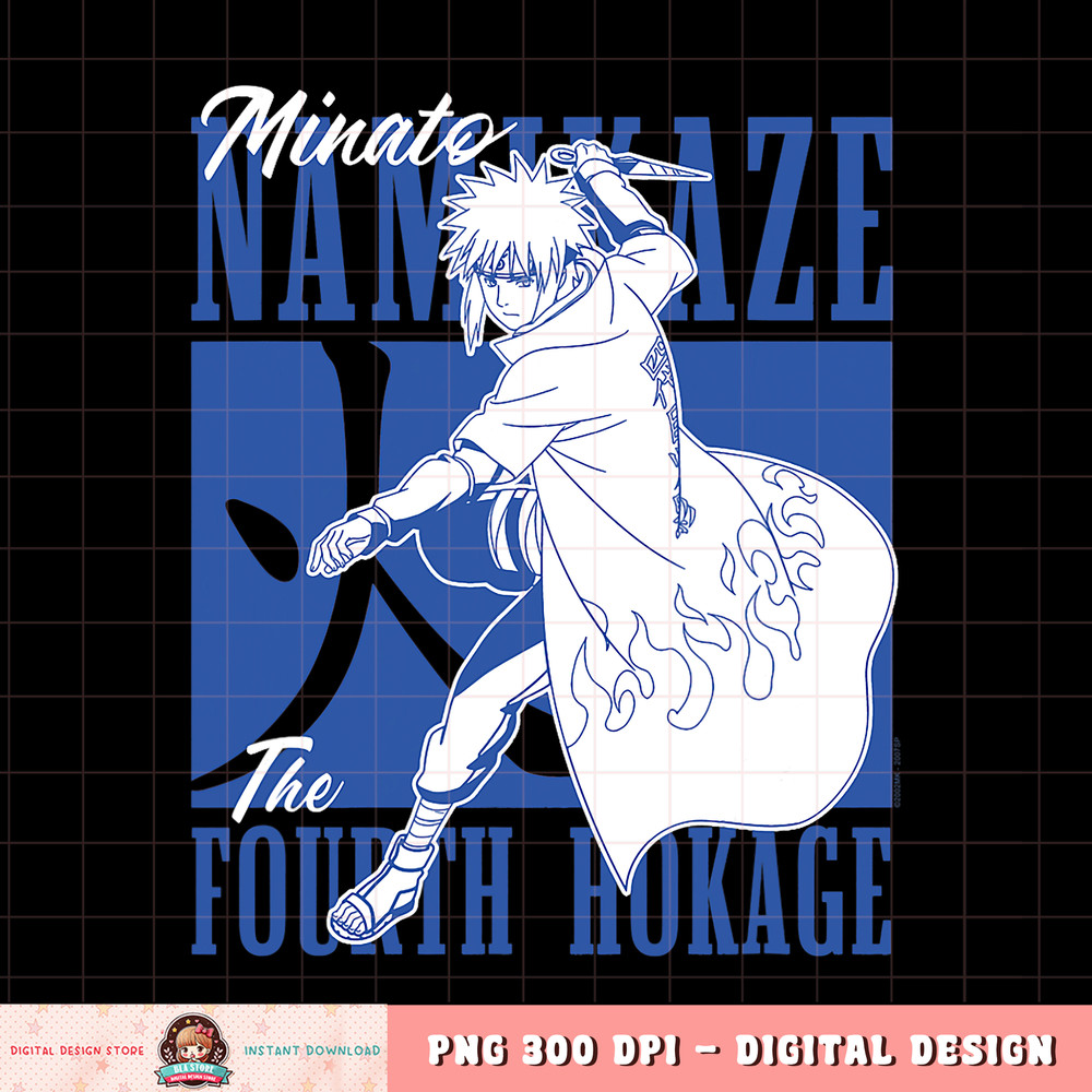 Naruto Shippuden Minato Fourth Hokage png, digital download, instant .jpg