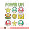 Super Mario Power Up Items Vintage Graphic png, digital download, instant png, digital download, instant .jpg