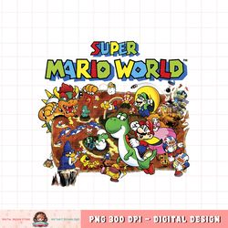Super Mario World Retro Map Graphic png, digital download, instant png, digital download, instant