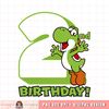 Super Mario Yoshi 2nd Birthday Action Portrait png, digital download, instant .jpg