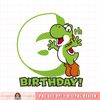 Super Mario Yoshi 6th Birthday Action Portrait png, digital download, instant .jpg