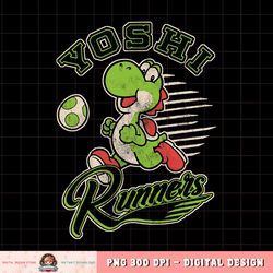 Super Mario Yoshi Runners Vintage Poster Graphic png, digital download, instant png, digital download, instant