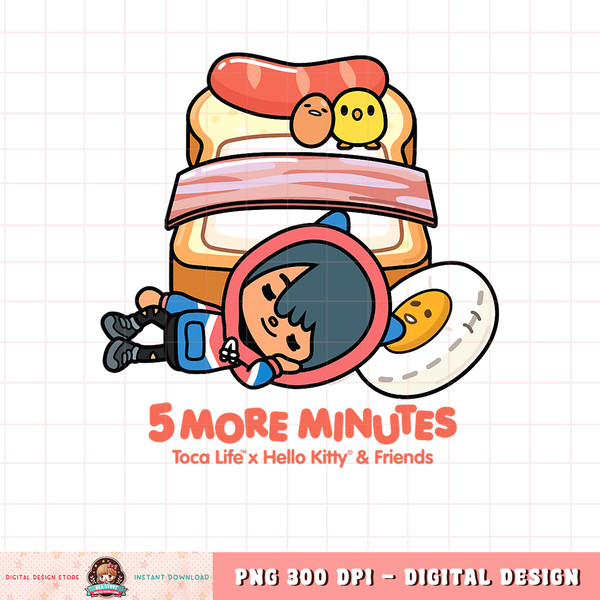 Toca Life x Hello Kitty _ Friends 5 MORE MINUTES png, digital download, instant.pngToca Life x Hello Kitty _ Friends 5 MORE MINUTES png, digital download, insta