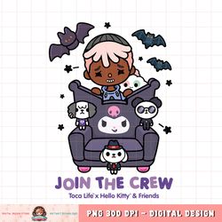 Toca Life x Hello Kitty _ Friends JOIN THE CREW png, digital download, instant.pngToca Life x Hello Kitty _ Friends JOIN