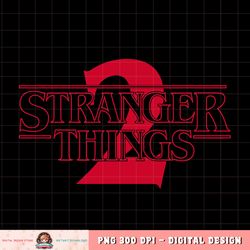 Netflix Stranger Things 2 Solid Logo T-Shirt copy