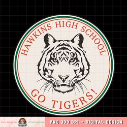 Netflix Stranger Things Hawkins High School Go Tigers Logo T-Shirt copy
