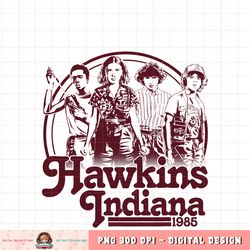 Netflix Stranger Things Hawkins Indiana Group Shot 1985 T-Shirt copy