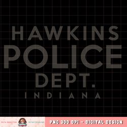 Netflix Stranger Things Hawkins Police Dept. Indiana T-Shirt copy