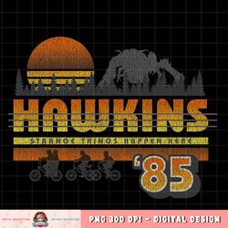 Netflix Stranger Things Hawkins Strange Things 85 Retro T-Shirt copy